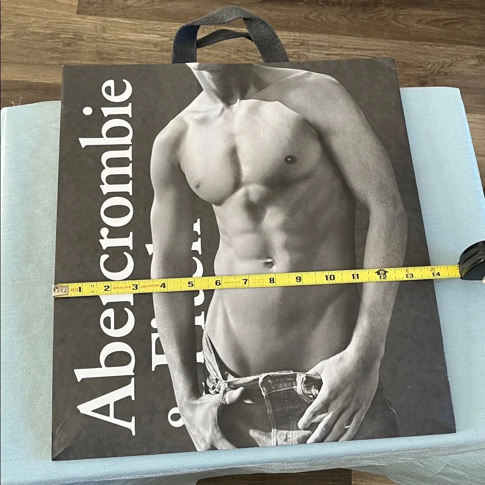 Vintage Abercrombie & Fitch From Early 2000s Large Shopping Bags set of 2